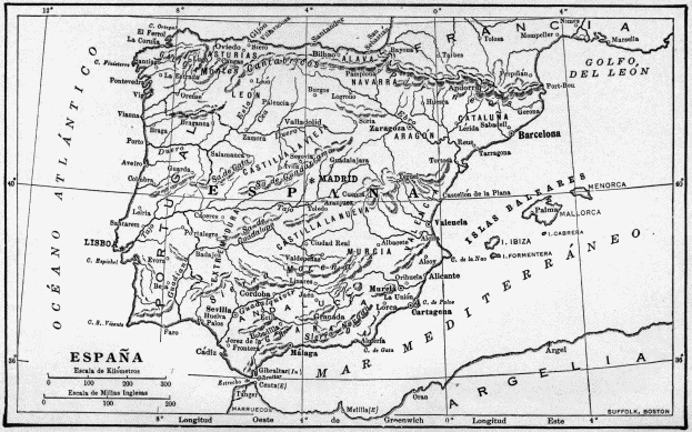 Mapa de Espaa