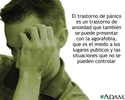 Trastorno del p&aacute;nico con agorafobia