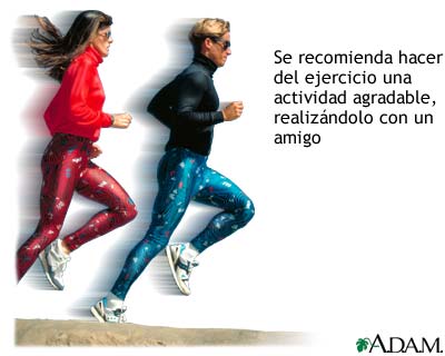 Hacer ejercicio con amigos